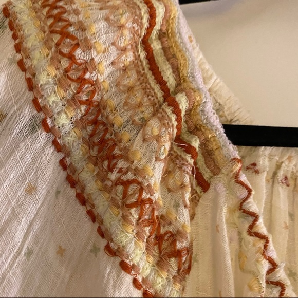 NWT - FREE PEOPLE - Talia Embroidered Blouse - Picture 10 of 12